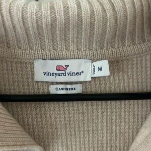 Brand New Vineyard Vines Beige Cashmere Knit